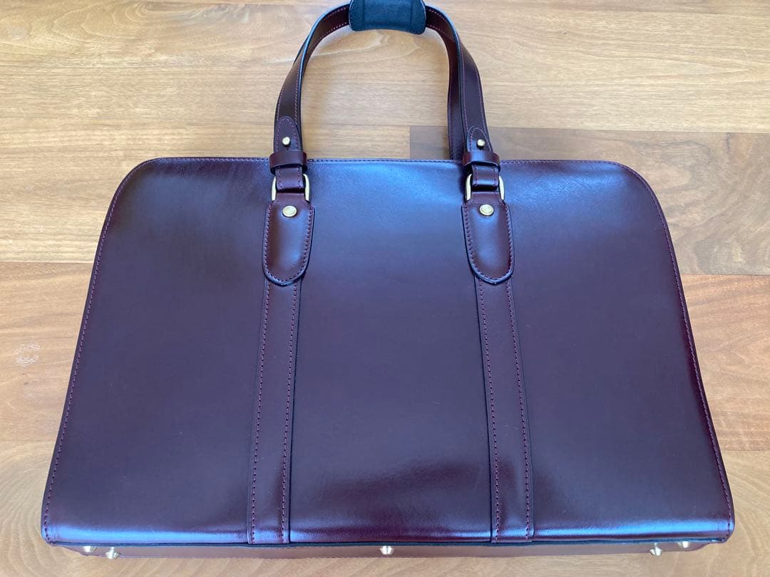 いたがき　ブリーフケース　A4ワイド　ボルドー