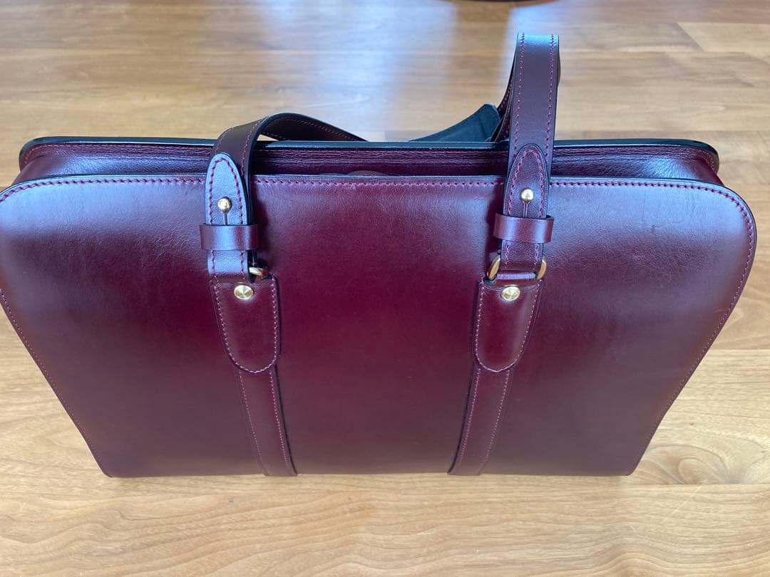 いたがき　ブリーフケース　A4ワイド　ボルドー