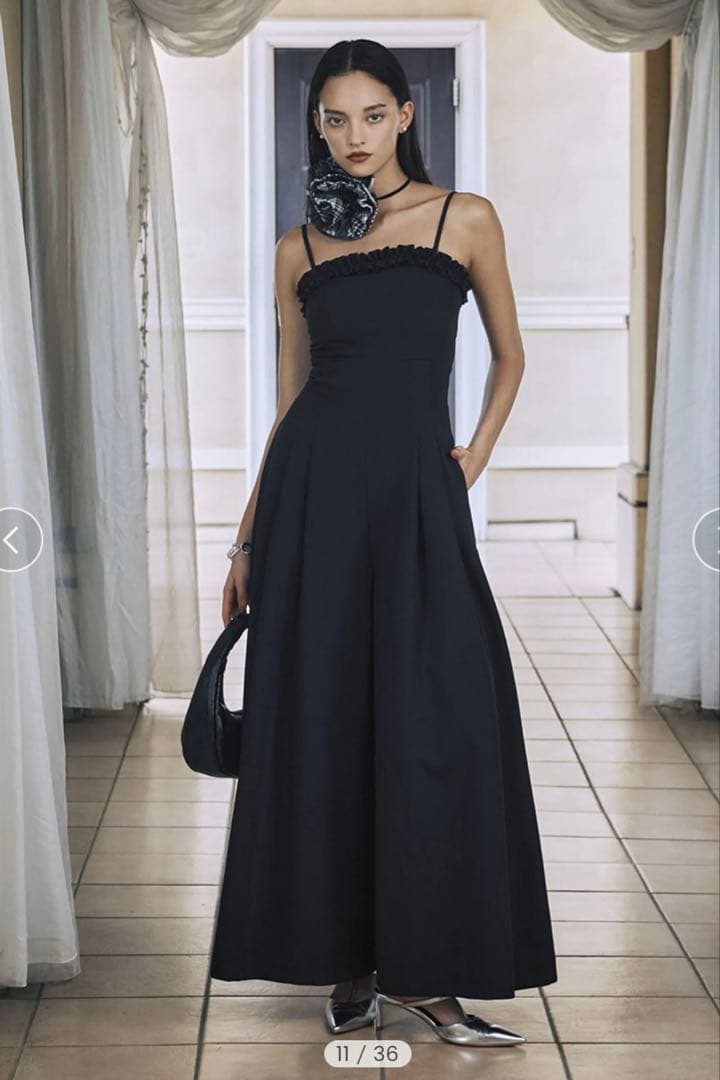 バックリボンベアオールインワン