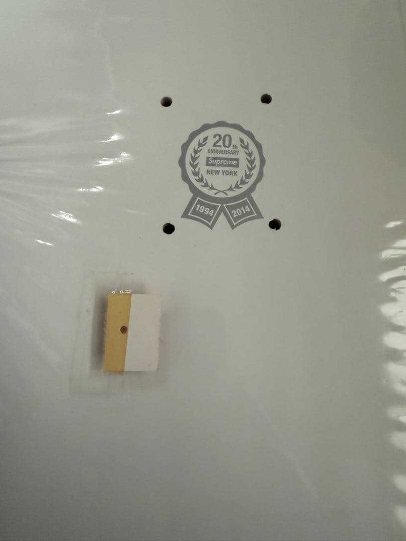 8/15まで 新品 20周年記念 Supreme スケートボードデッキ レア