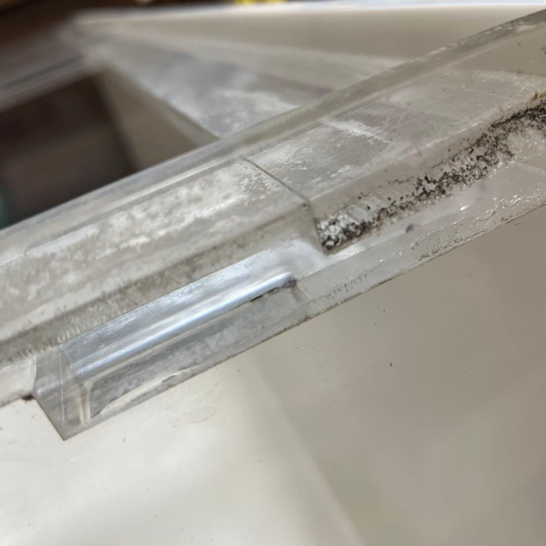 引き取り限定！アクリル水槽、背面、底面白1800✖︎600✖︎600上部濾過セット