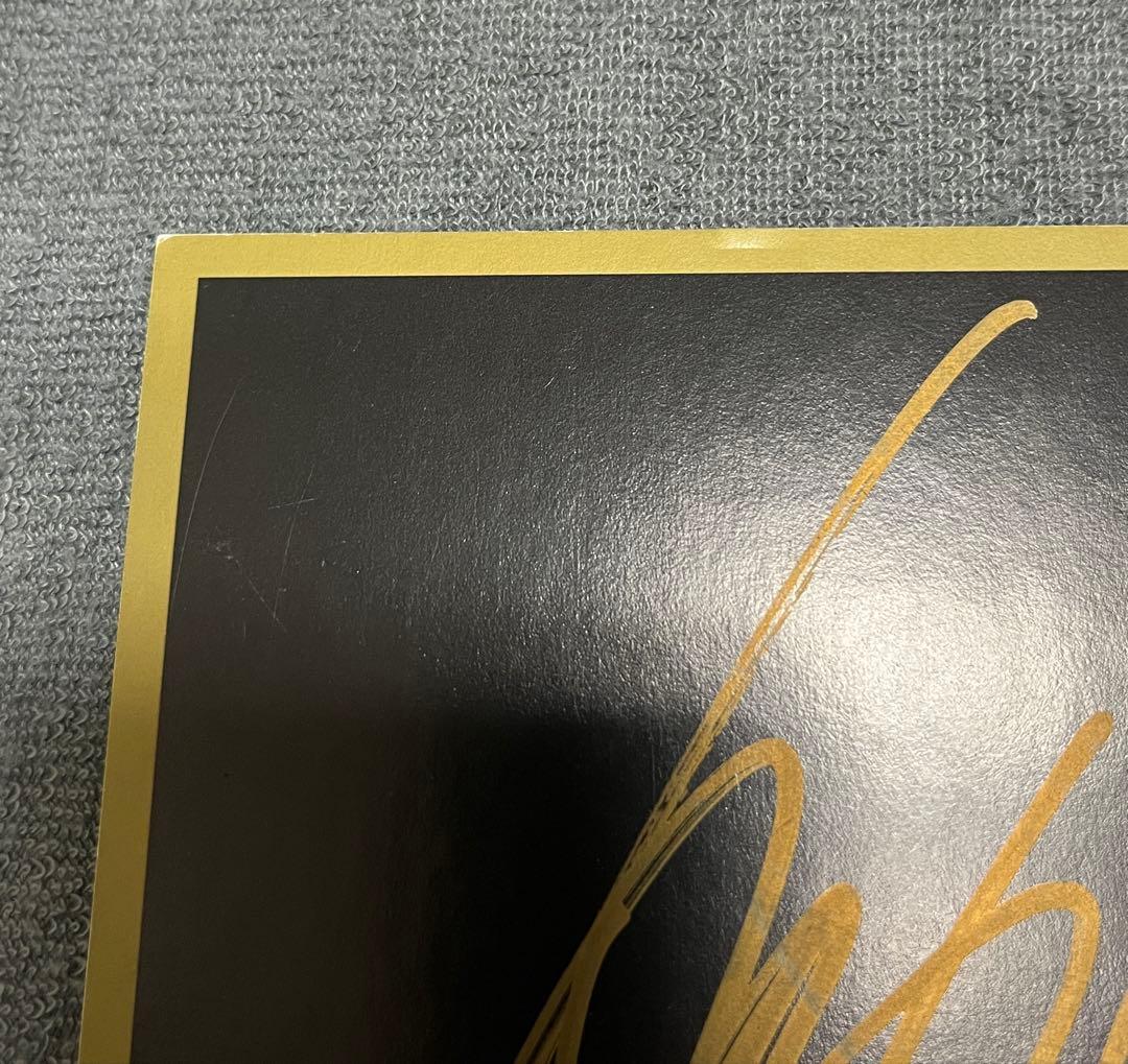 氷室京介 直筆サイン色紙 20th anniver. JUST MOVIN ON