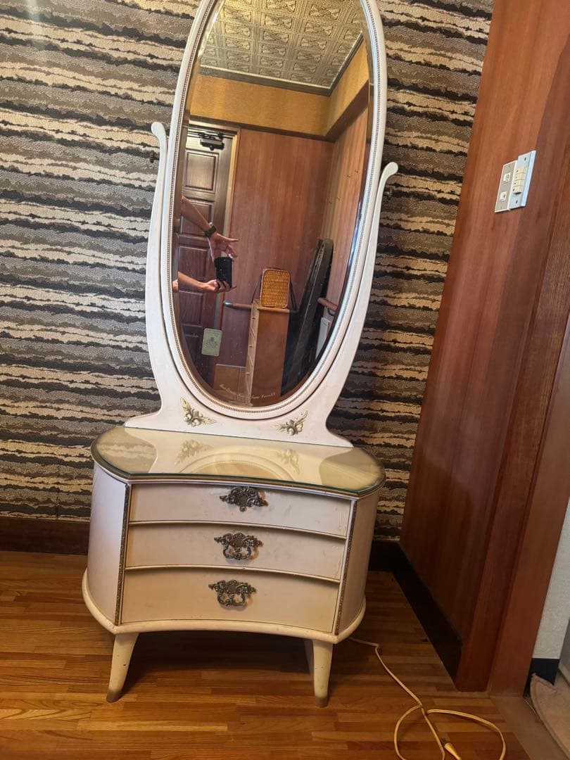 FRANCE MIRROR社製 ドレッサー・ミラー　昭和レトロ　アンティーク