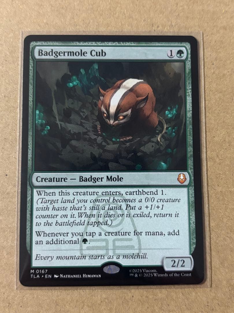 MTG アナグマモグラの仔/Badgermole Cub 通常英語 0167