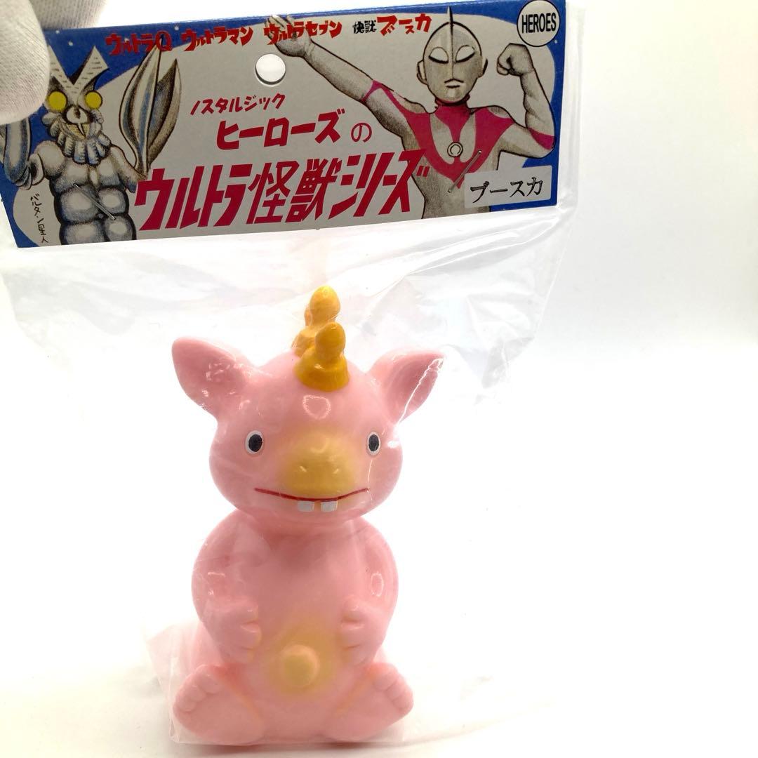 希少♡ヘッダー付き♡新品♡未開封 ノスタルジックヒーローズの ピンクのブースカ