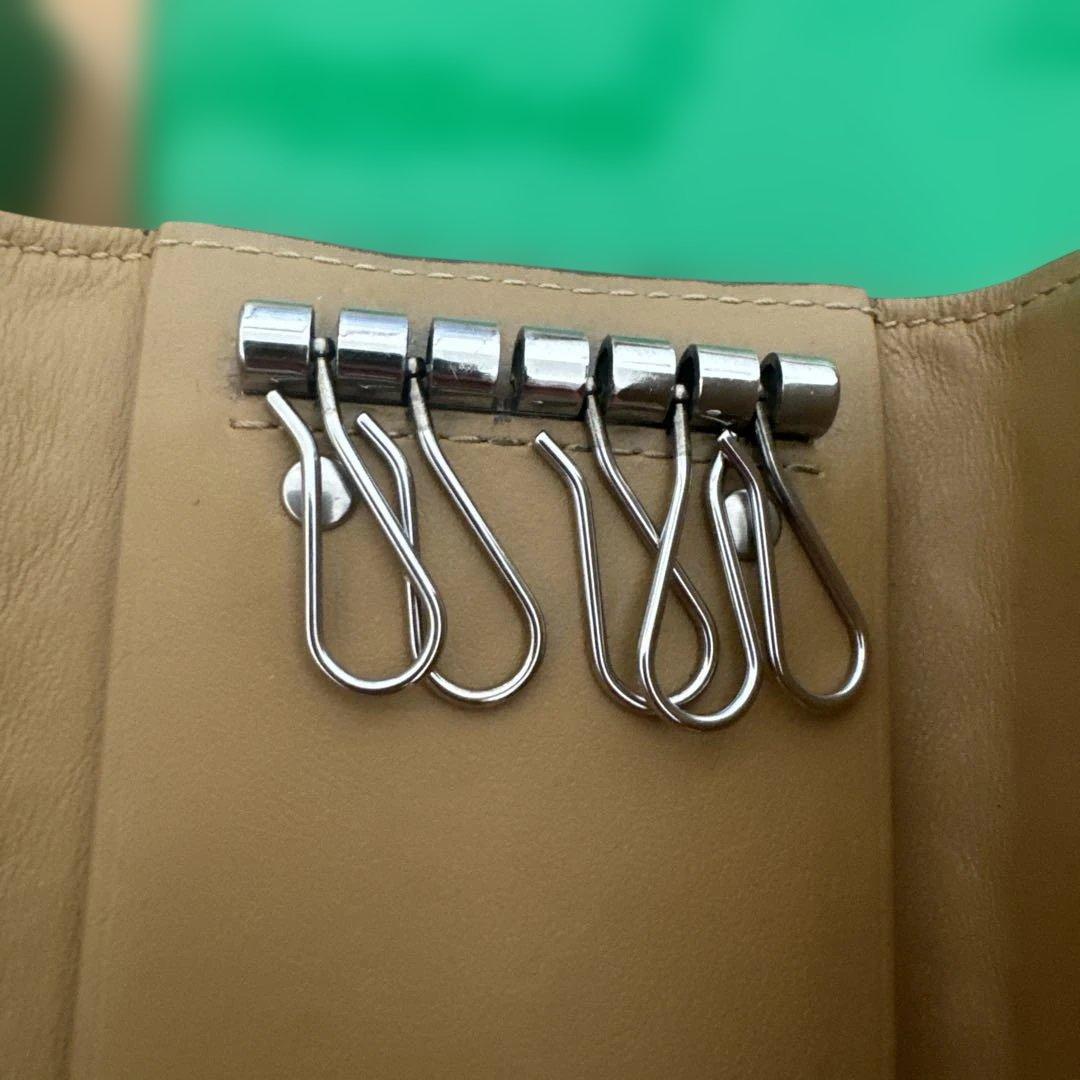 Bottega Veneta ブラウン レザー キーケース