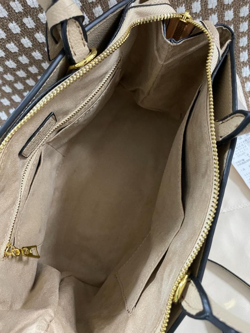 断捨離 ショルダーバッグ ベージュ