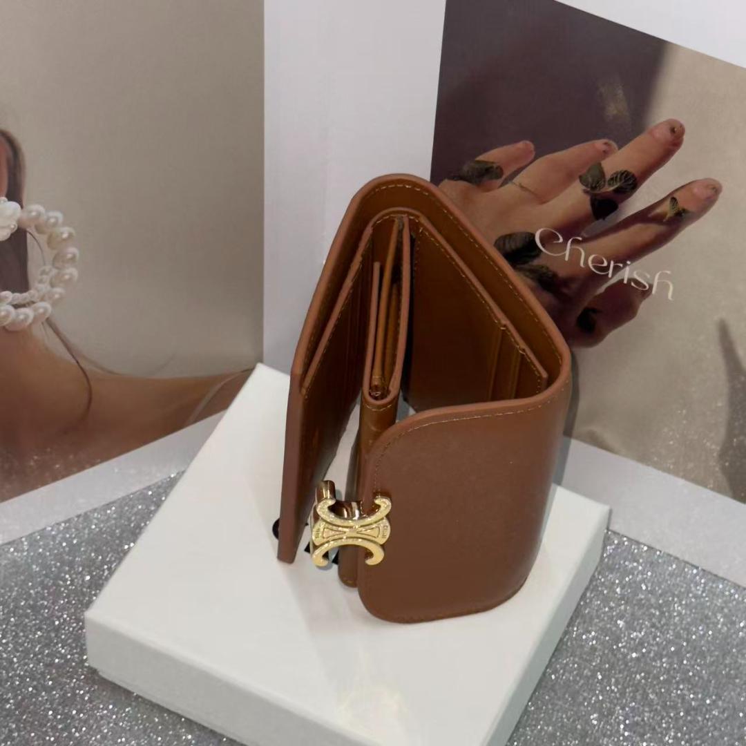 CELINE ブラウン 三つ折り財布