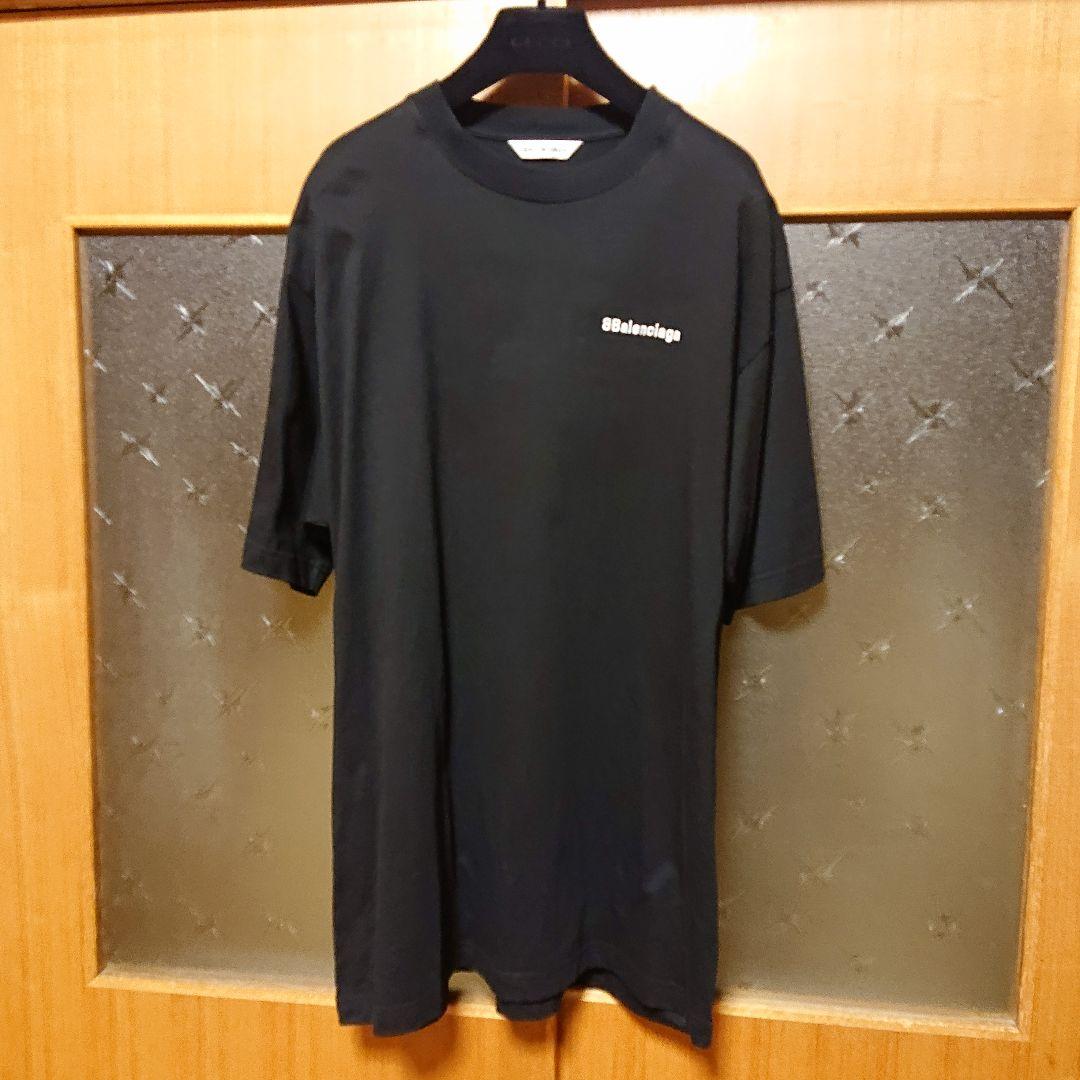 BALENCIAGA オーバーサイズ刺繍ロゴ Tシャツ サイズXS