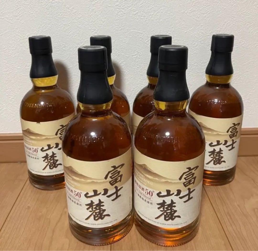 富士山麓 樽熟原酒50° 700ml 6本　終売品　ジャパニーズウィスキー