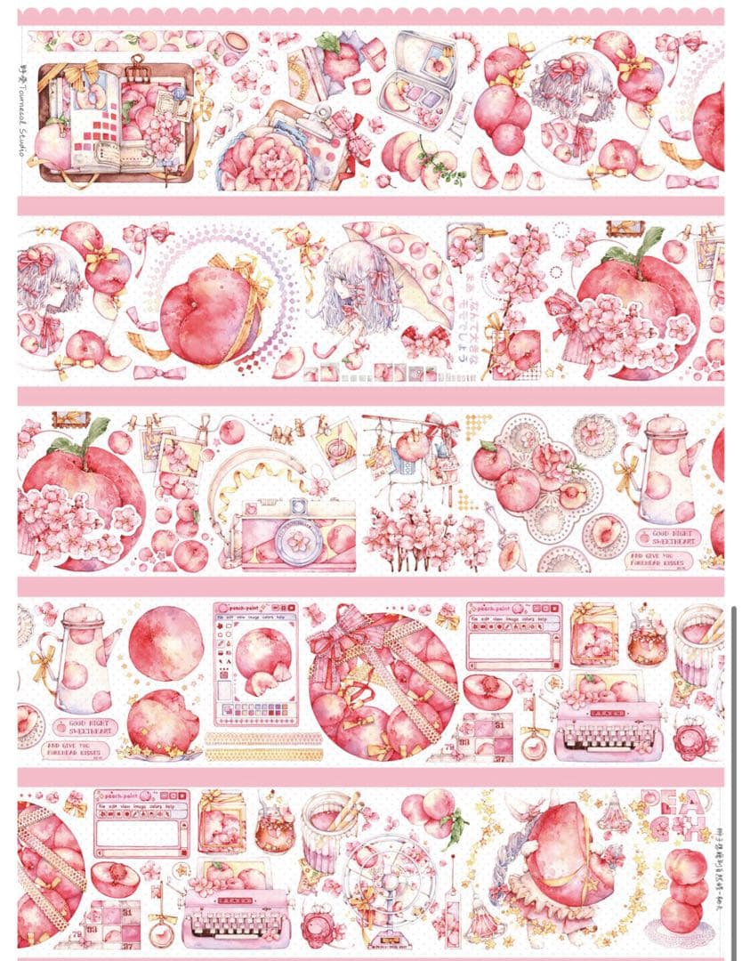 海外マステ マスキングテープ 巻売り12巻セット まとめ売り