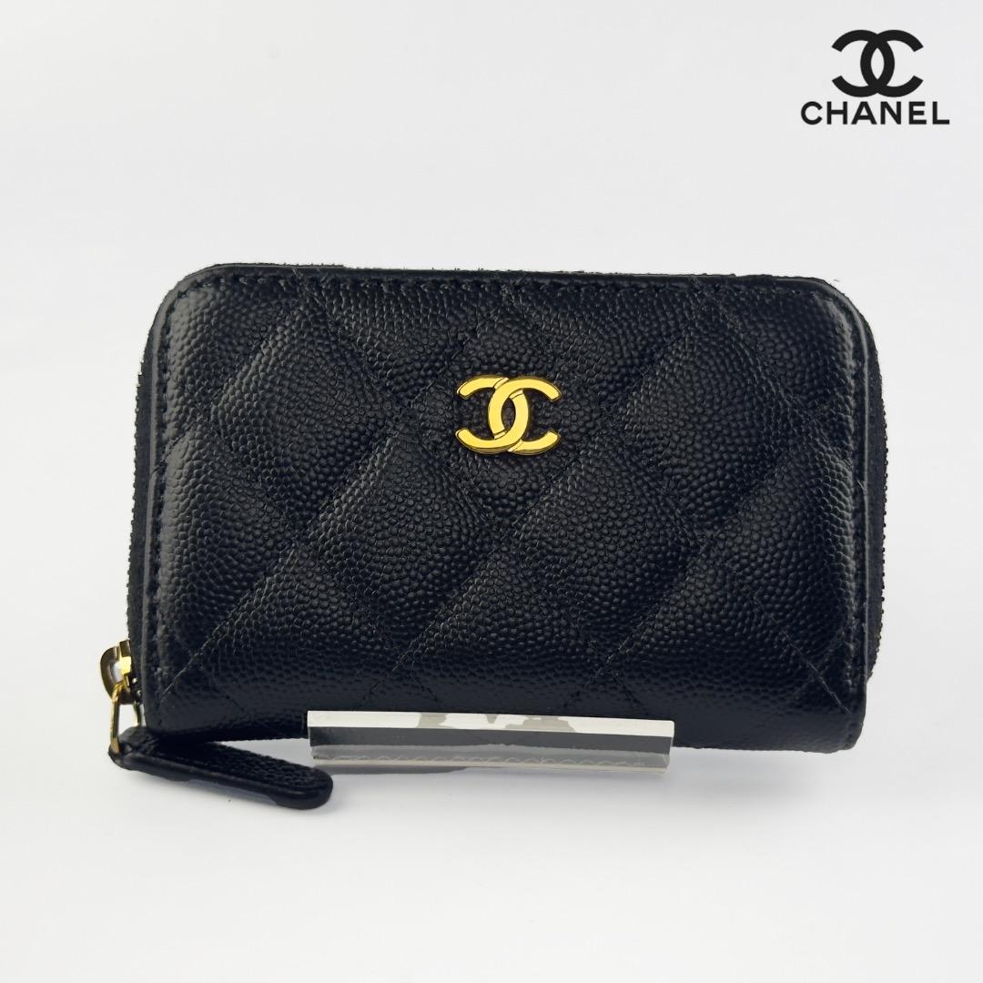 正規品　シャネル　マトラッセ　ゴールド金具　ラウンドファスナー　ケース