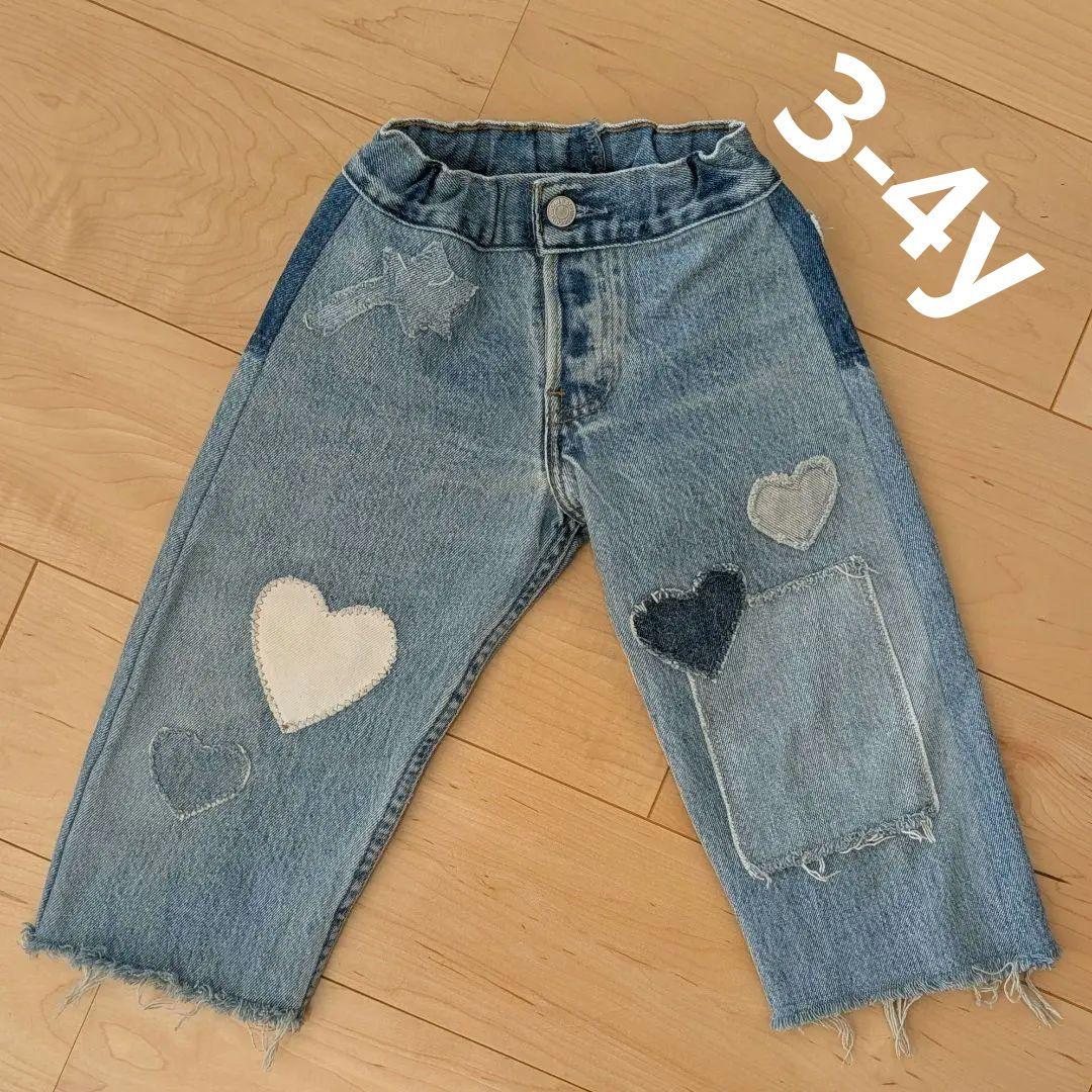 wunderlang┊︎3-4y┊︎ハートデニム