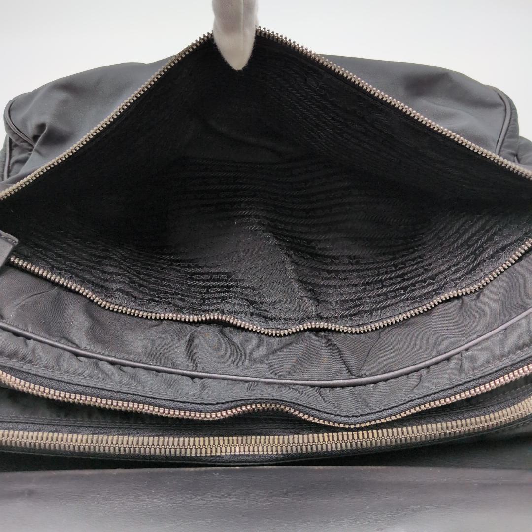 プラダ テスートナイロン ビジネスバッグ ハンドバッグ ブリーフケース ブラック