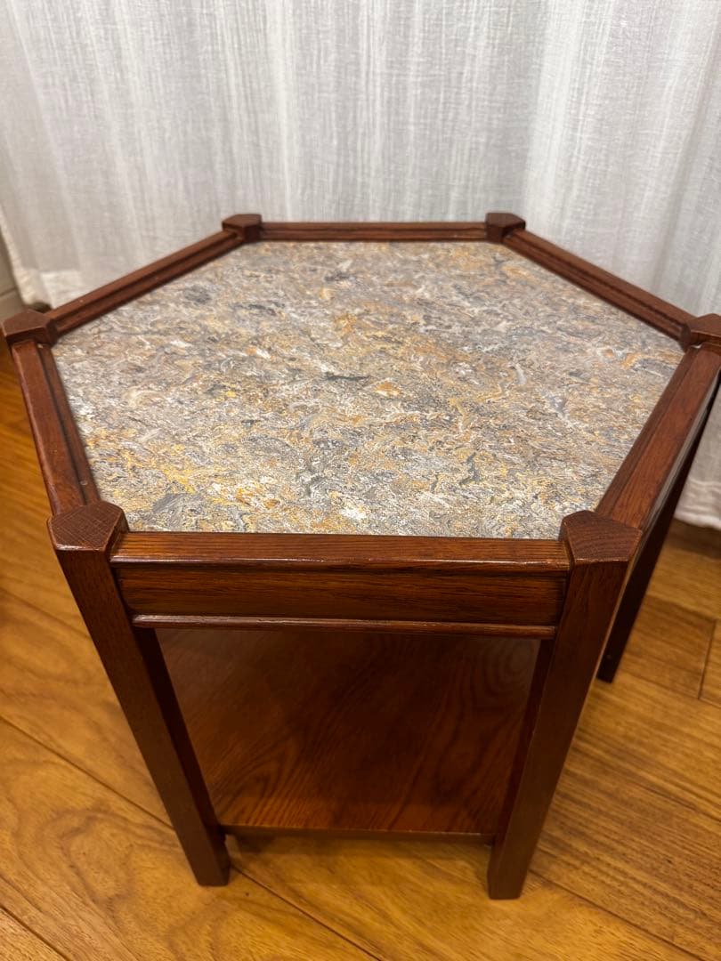 アクメファニチャー　ヘキサゴンテーブル　サイドテーブル