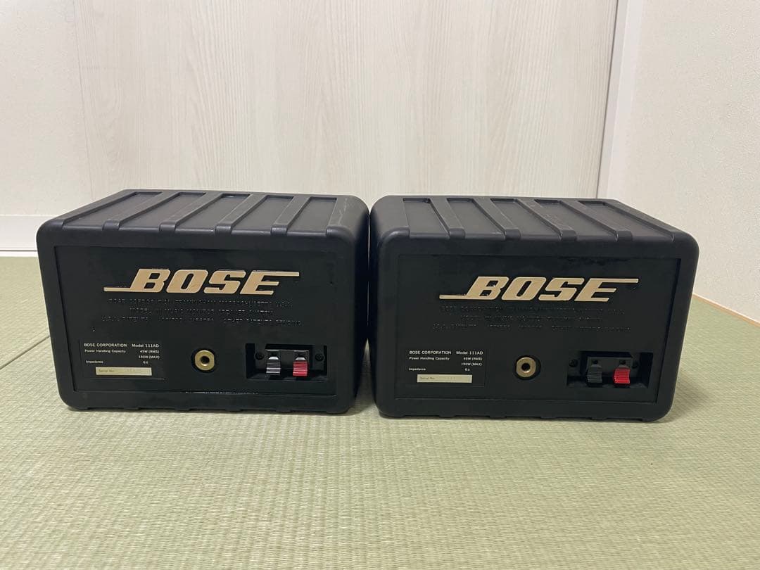 BOSE 111AD 2ウェイスピーカー ブラック　即日発送！