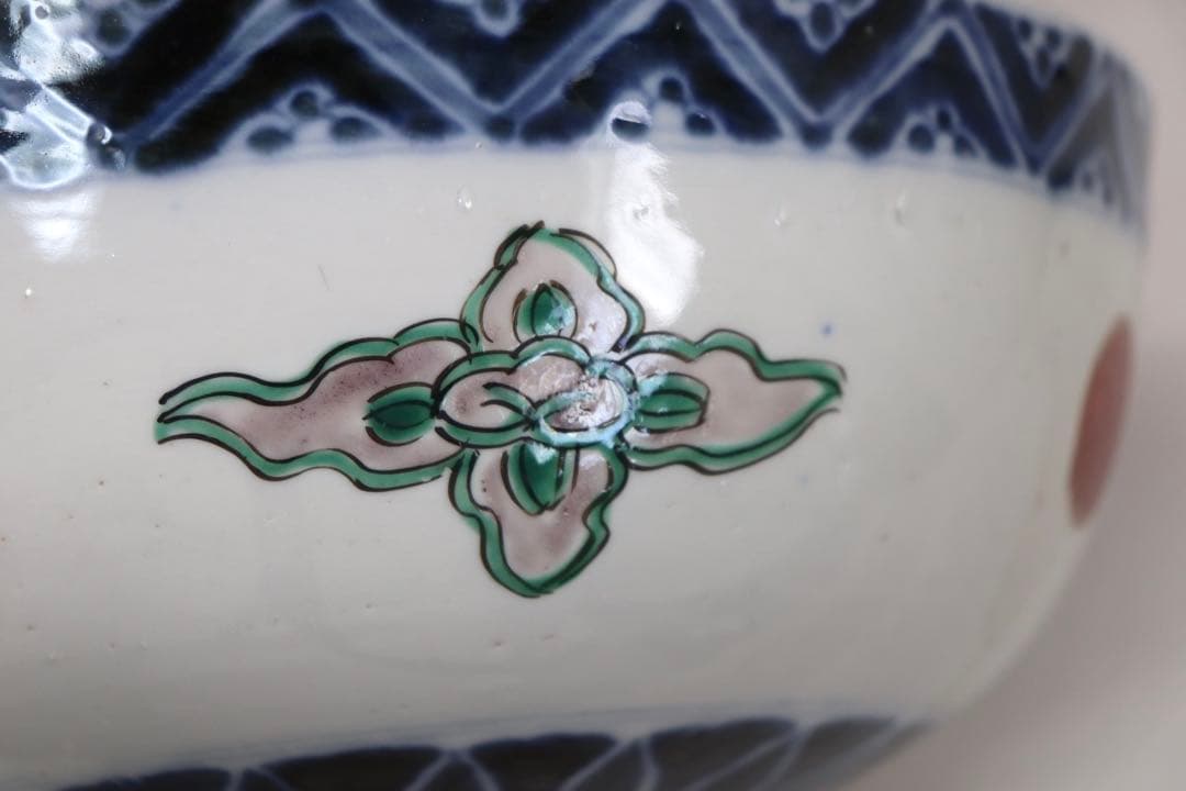 江戸　伊万里錦絵大鉢2点　共箱　送料込み250518