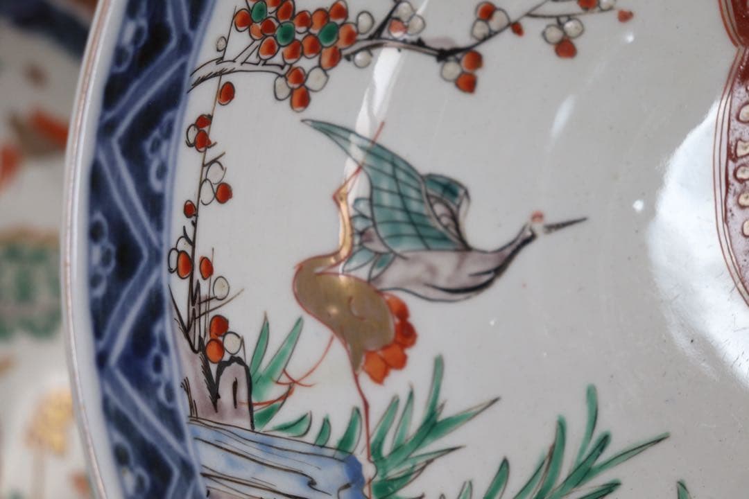 江戸　伊万里錦絵大鉢2点　共箱　送料込み250518