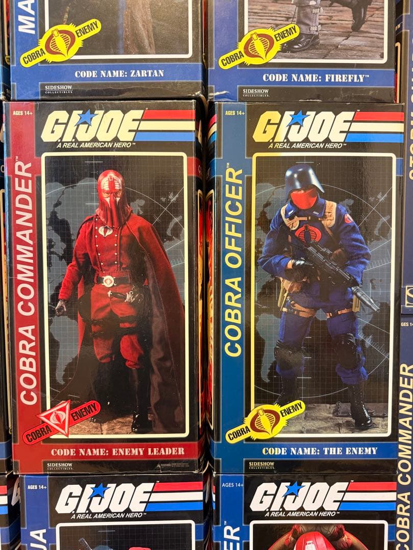 サイドショウ 1/6 コブラ とG.I.ジョー　25体セット + コブラの王座付