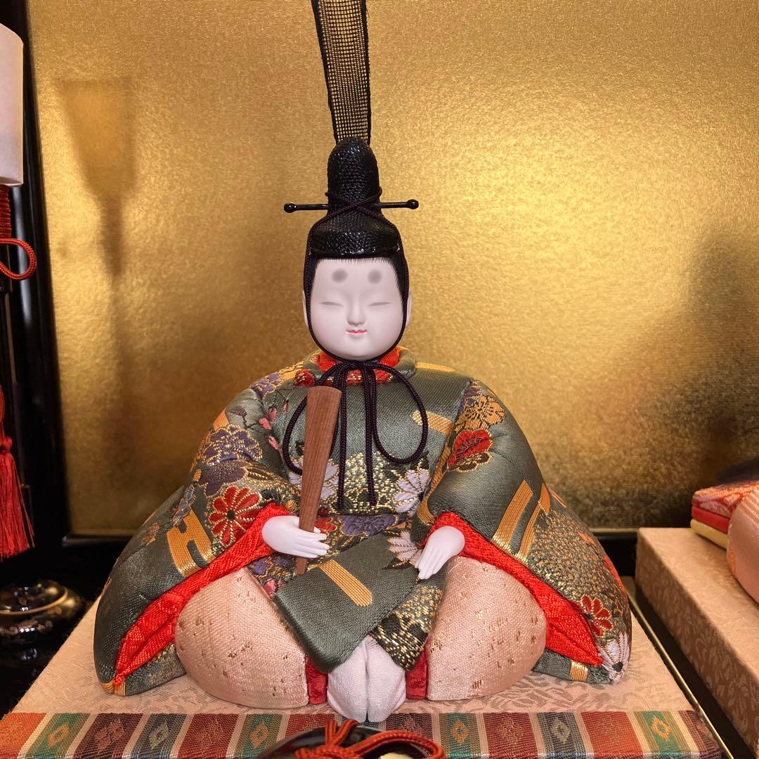 美品 愛らしい雛人形 真多呂の瑞花雛