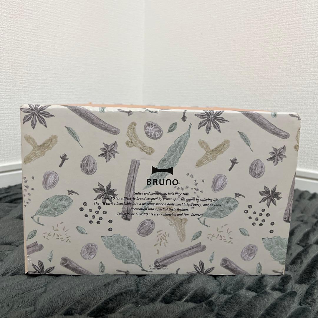 【新品未使用】ブルーノ コンパクトホットプレート チリレッド オレンジ