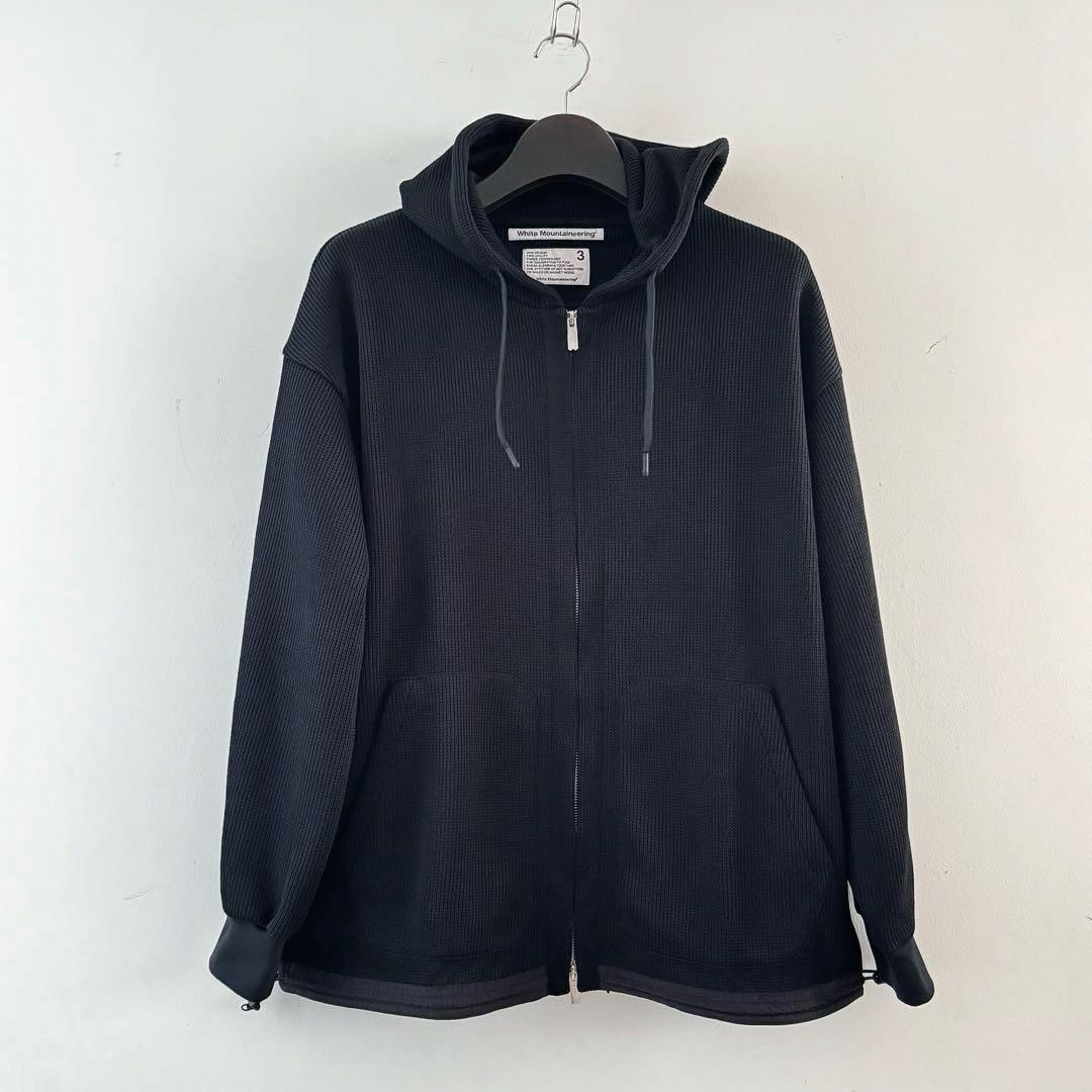 あ*め様 White Mountaneering ZIP HOODIE Blac