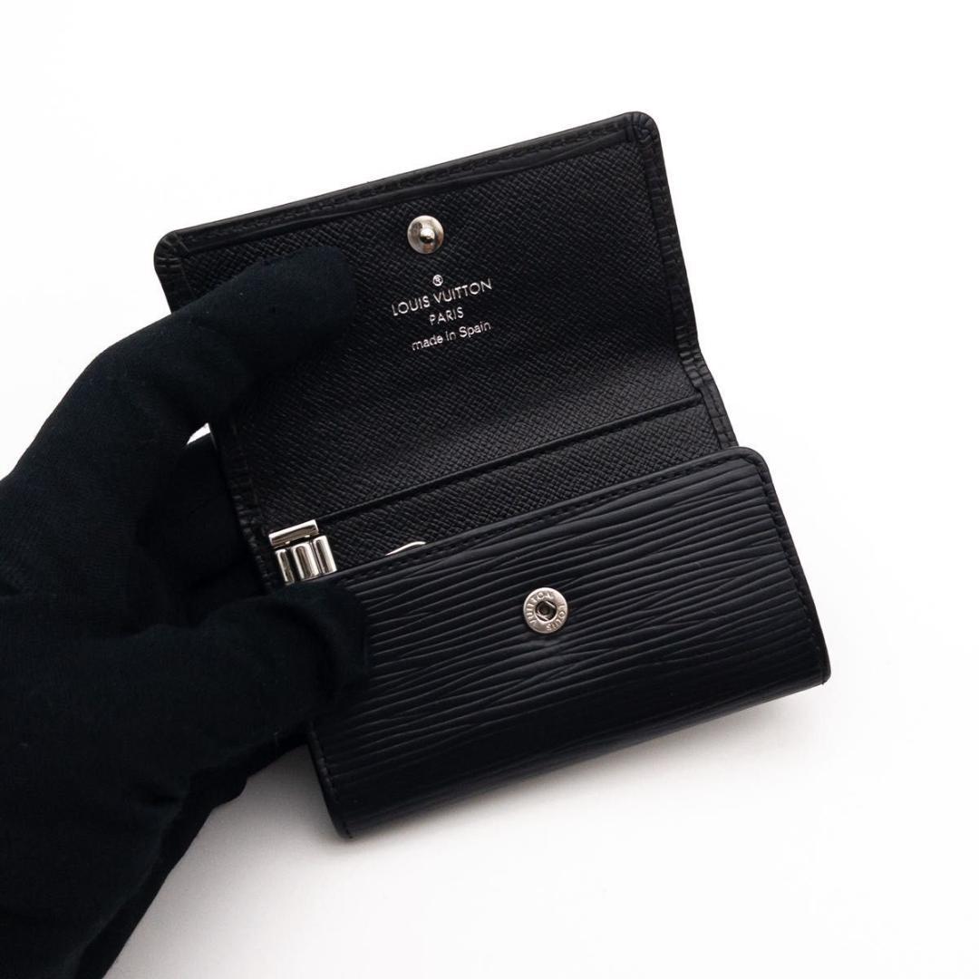 【超極美品】ルイヴィトン ミュルティクレ6 エピ　ノワール