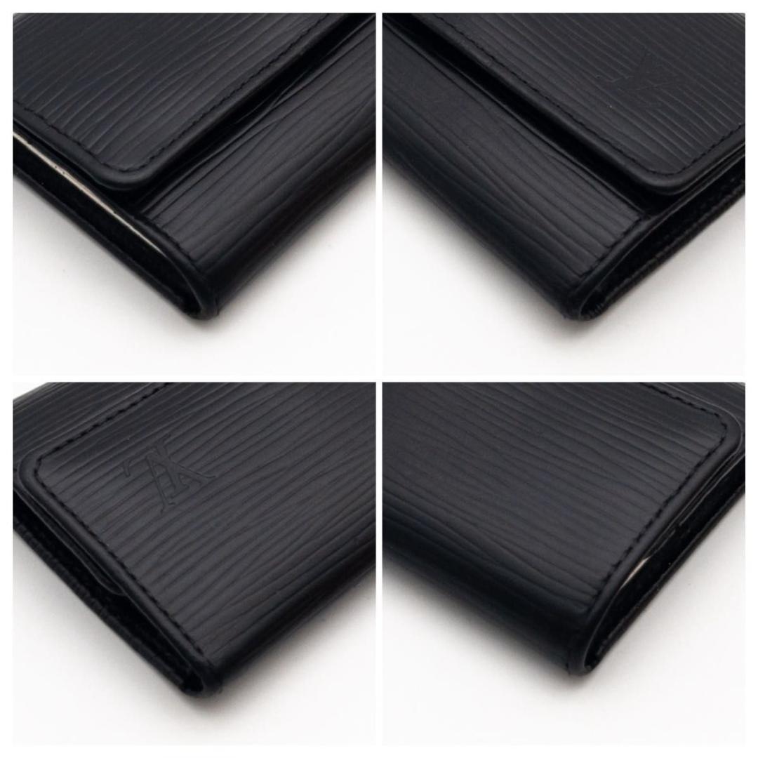 【超極美品】ルイヴィトン ミュルティクレ6 エピ　ノワール