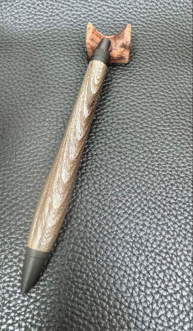 ☆cusith さんメタライズドウッド軸ペン ケヤキ ボールペン新品☆