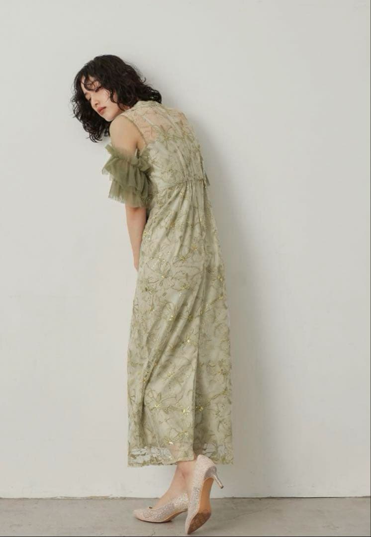 niana スパンコール刺繍レース オケージョンドレス