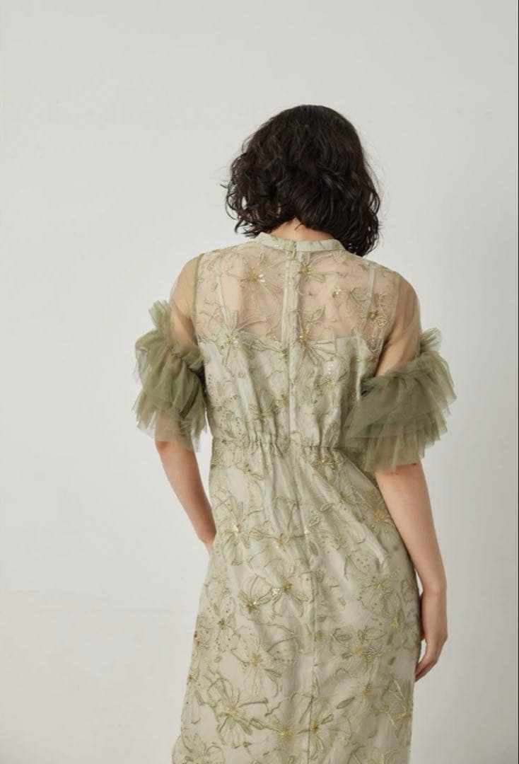 niana スパンコール刺繍レース オケージョンドレス