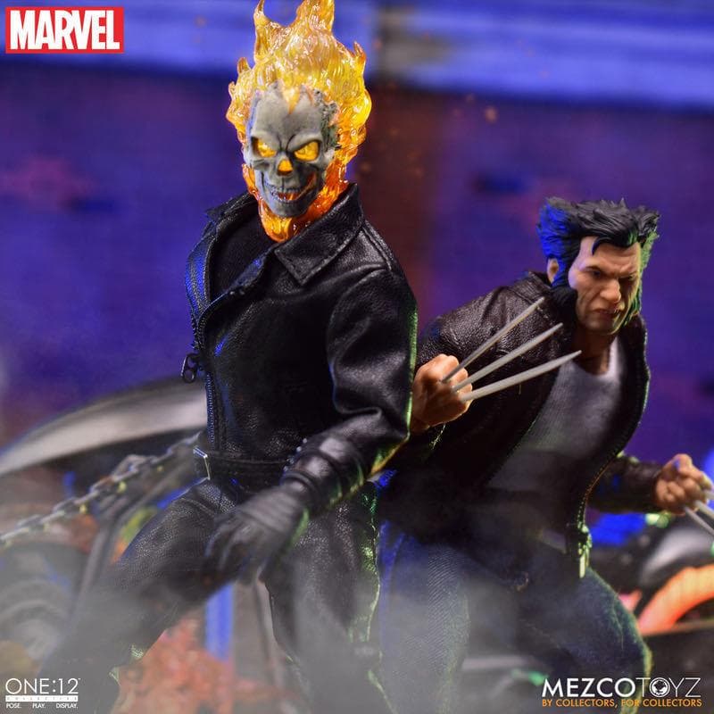 Mezco Toyz 1/12 ゴーストライダー & ヒルバイク メズコトイズ