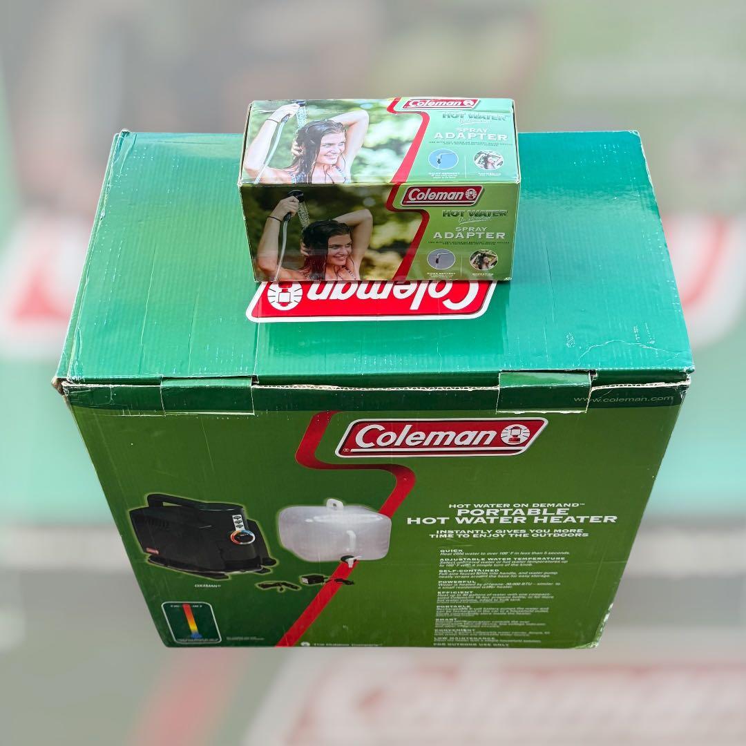 9082.未使用品 コールマン ポータブルホットウォーターヒーター