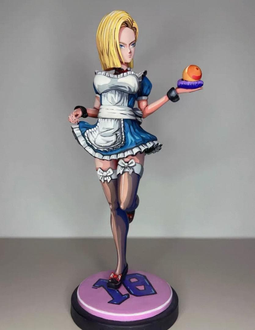 ドラゴンボール メイド 人造人間18号 リペイント フィギュア