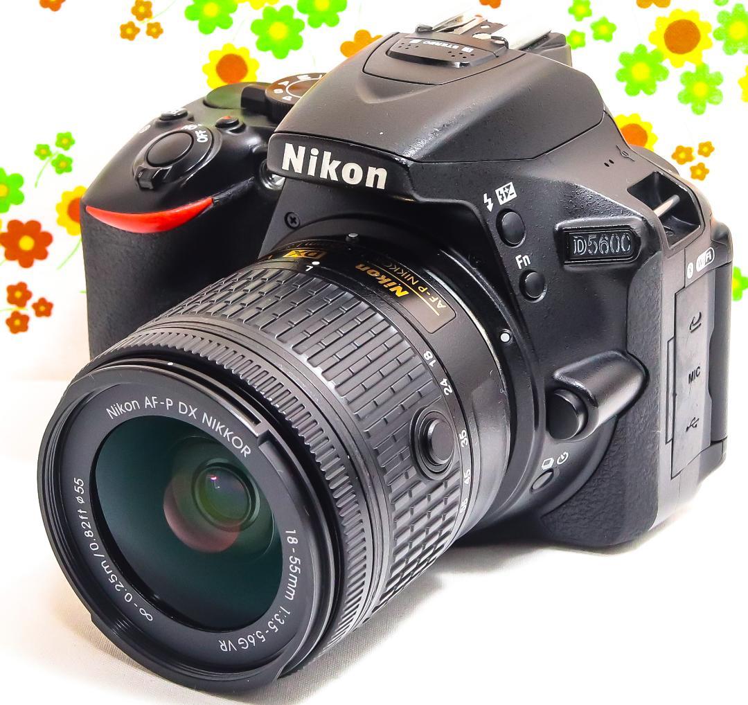 ニコン Nikon D5600☆スマホに転送☆高性能一眼レフ☆自撮り可能！