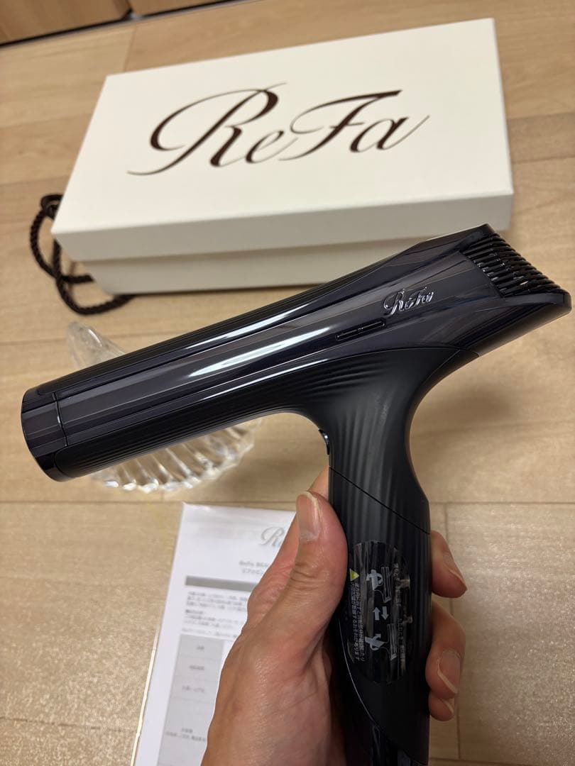 ReFa BEAUTECH DRYER S+ ドライヤーブラック　専用ホルダー付