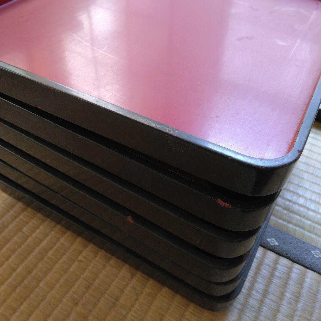 バラ売り不可【8点セット】アンティーク 骨董 京都 お膳 御膳