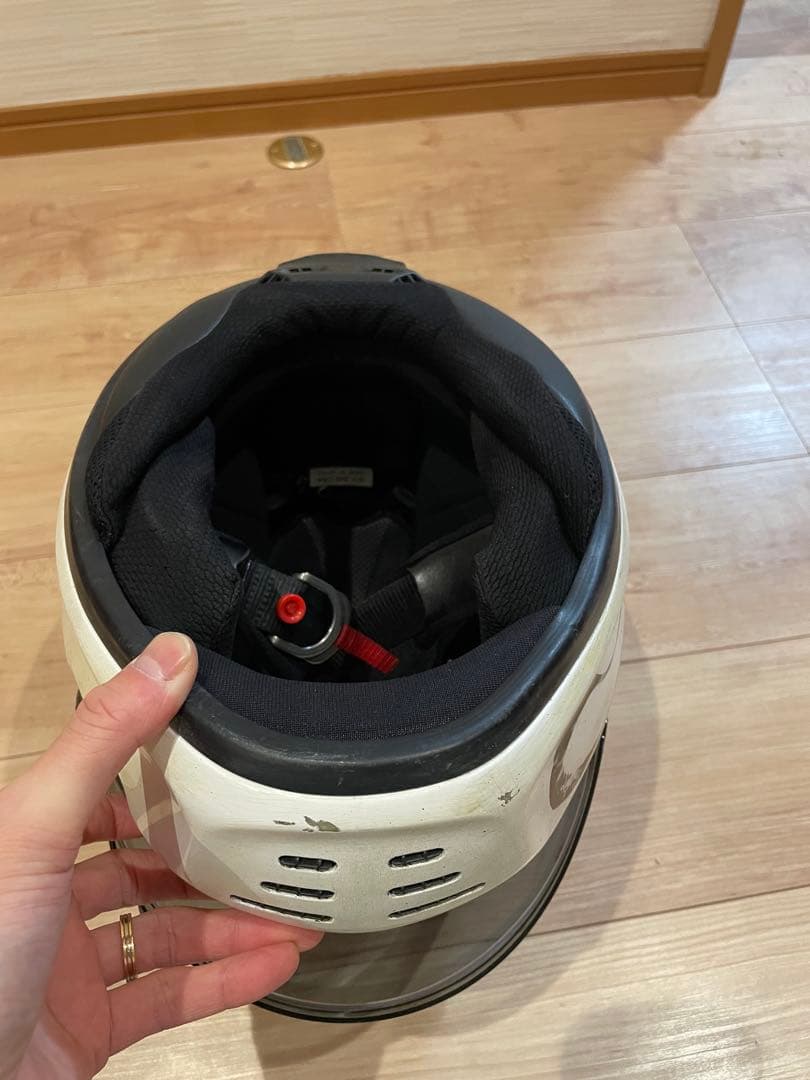 アライ　ラパイドネオ　白色　Mサイズ　ビンテージ　ヤレ　エイジング　カスタム塗装