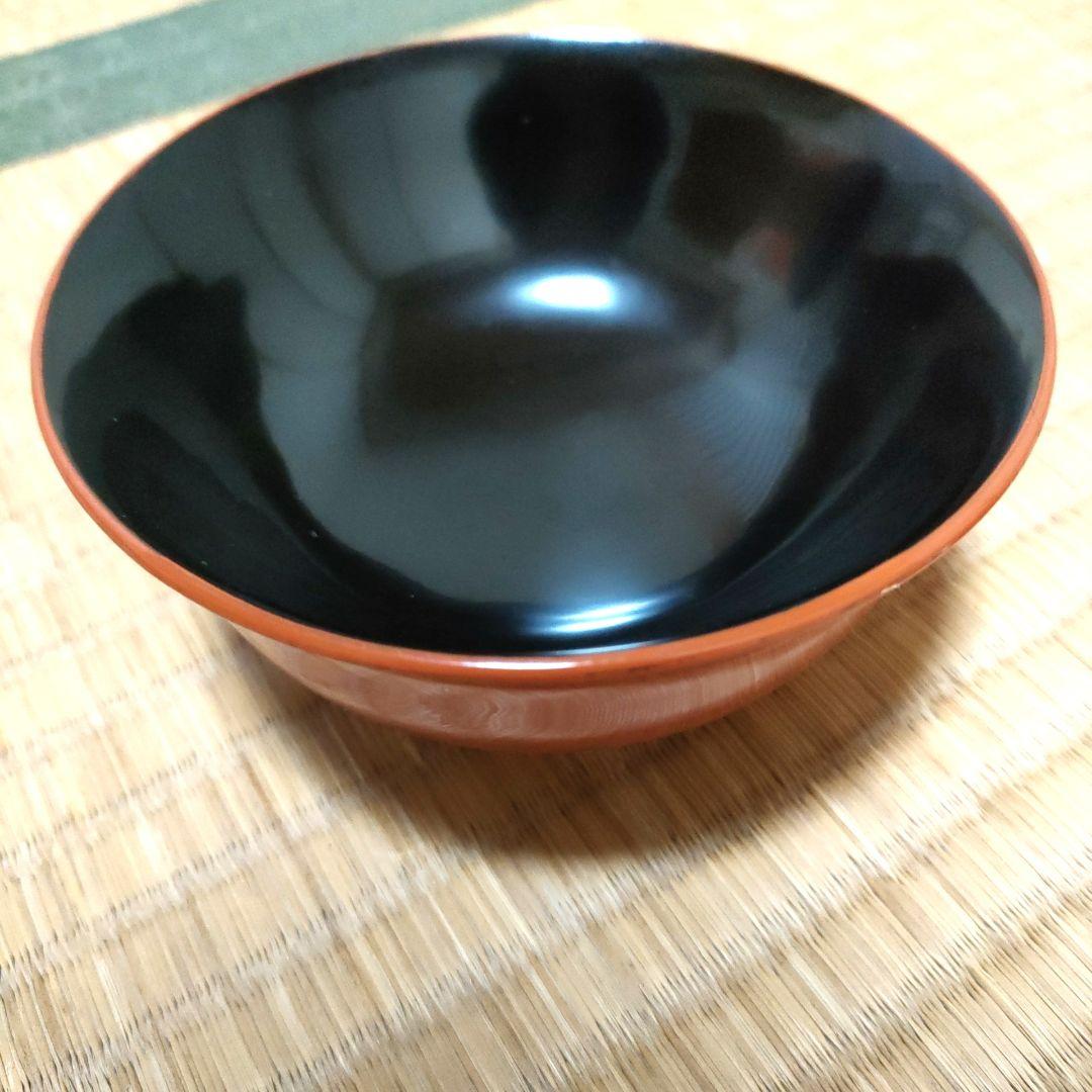 明治42年 吸物椀 20客 外朱内黒 金蒔絵 共箱付 漆器 金彩 時代物 汁椀