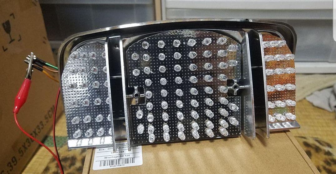 CBX400F 550F 流れるようなled テールランプ　ledウィンカー