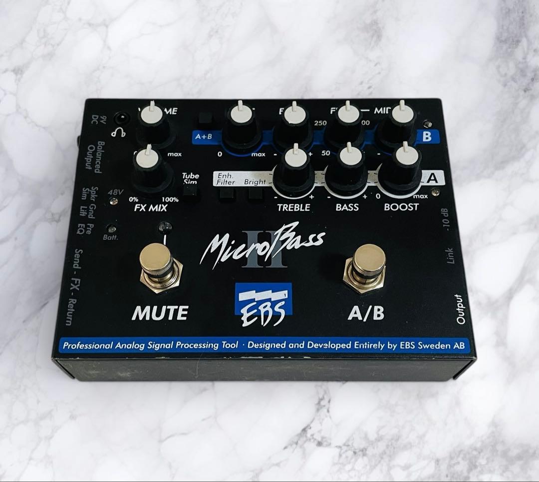 EBS MICROBASSII ベース用プリアンプ