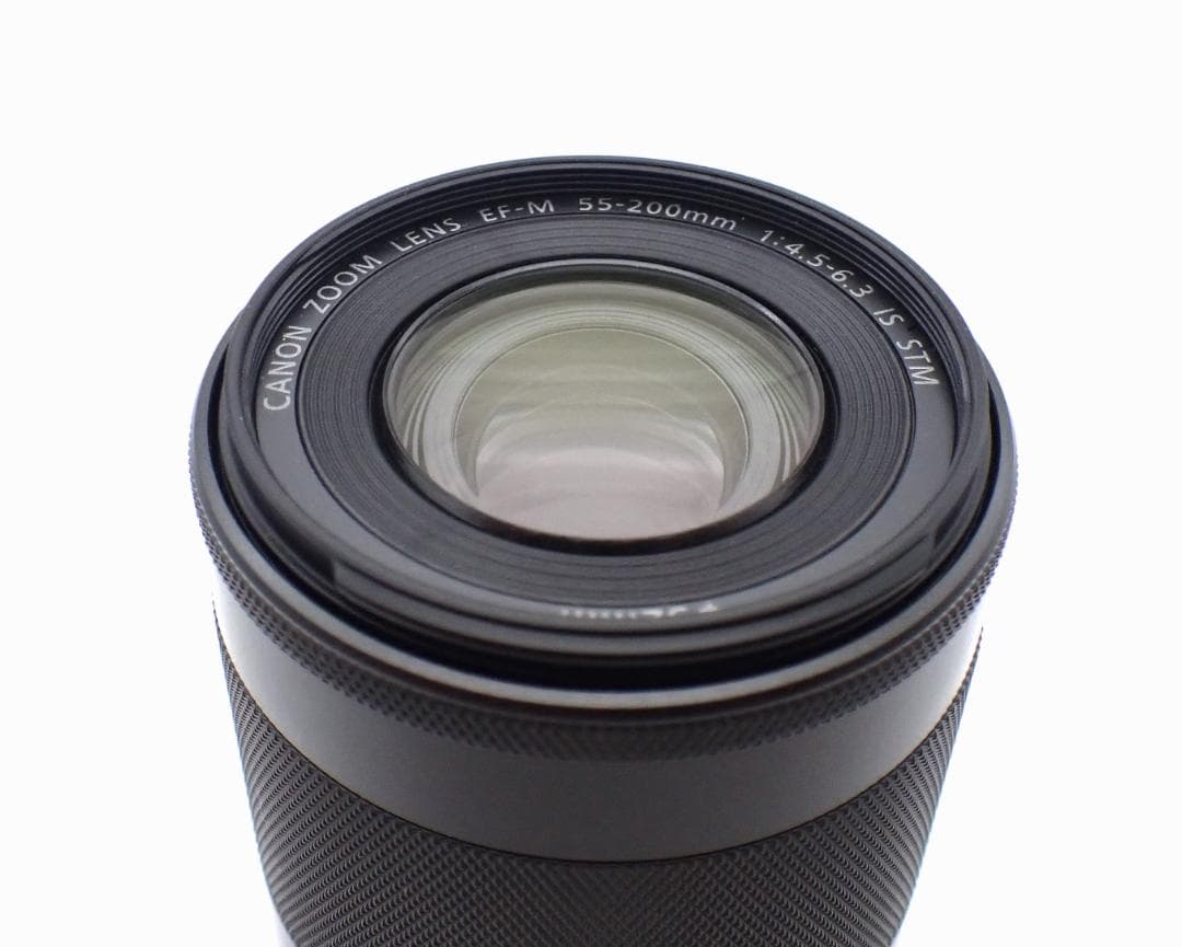 CANONキヤノン EFM55-200mm　F4.5-6.3 IS STM 美品