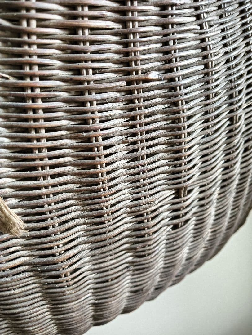 お取置7/16 古手の大きなあけび籠 　古民家　インテリア　古物　あけび籠