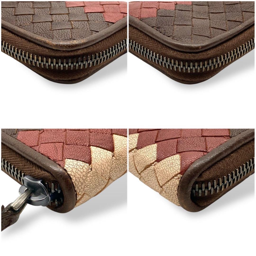 ボッテガヴェネタ イントレチャート ブラウン ケース 小銭入れ 70616