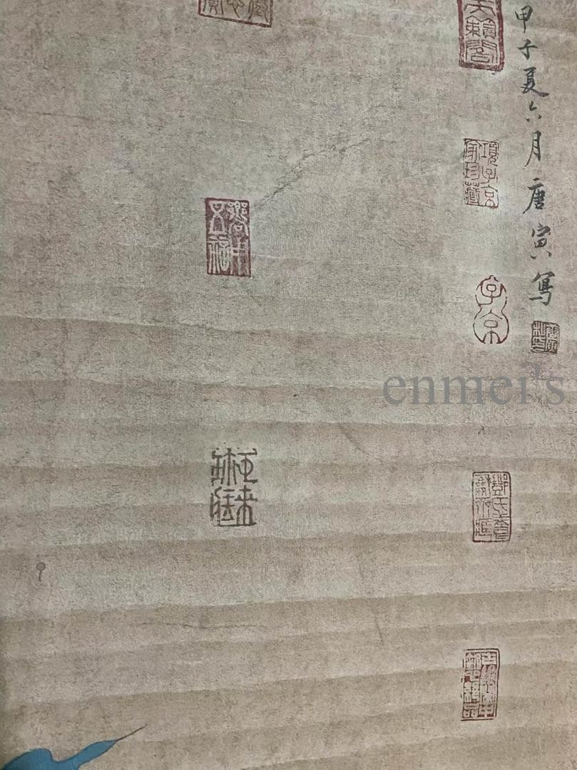 中国古美術 明代 唐寅款 関公画 掛軸 宣紙 唐物 書画 名家作 風水鎮宅 肉筆