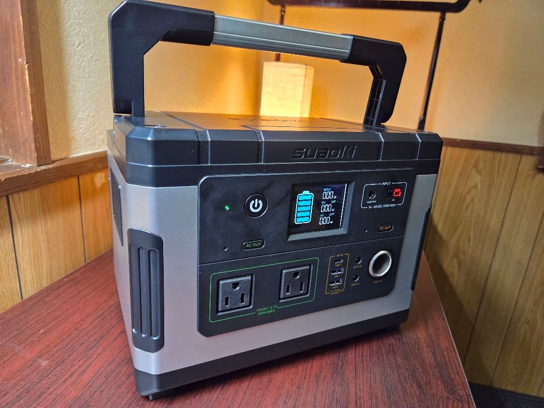 【美品】suaoki G500 ポータブル電源 500wh