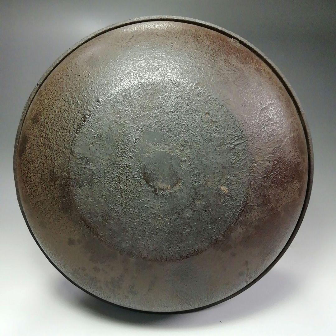 Ｓ４３８　茶釜　『松地紋　真形羽付釜』『釜師　須藤浄義作』　共箱　茶道具