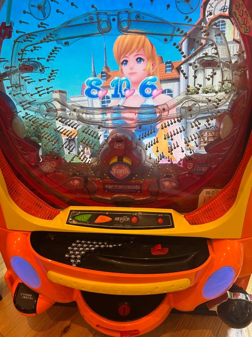 パチンコ実機　CR キューティーハニーF ぱちんこミドル　1/359