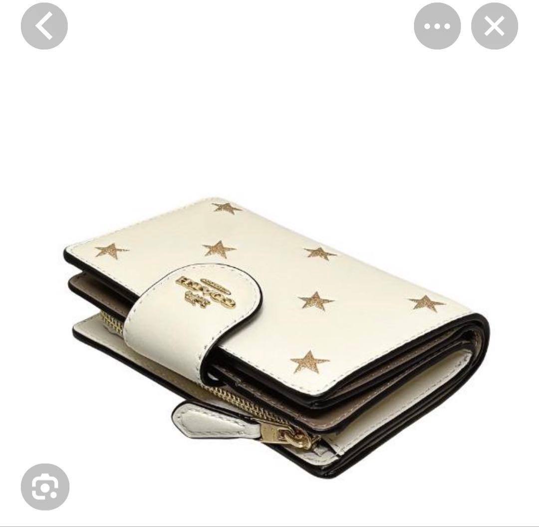 COACHコーチリファインドカースタープリンターミディアム二つ折り財布