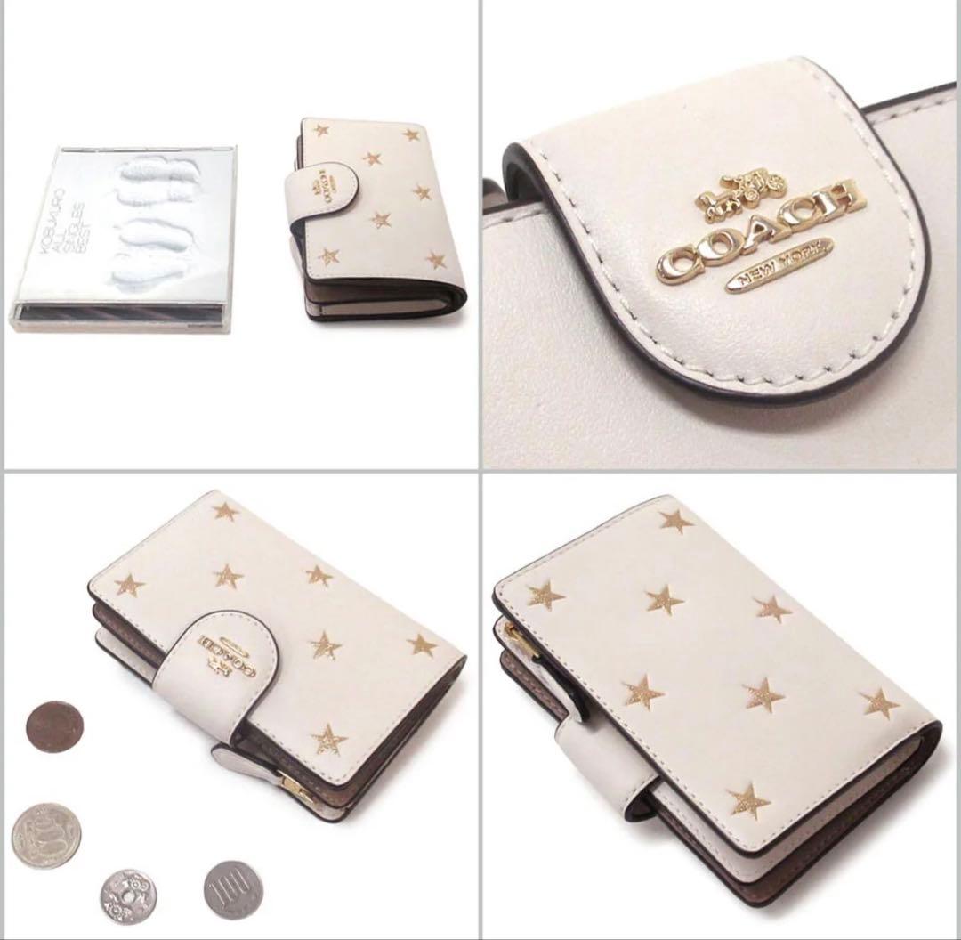 COACHコーチリファインドカースタープリンターミディアム二つ折り財布